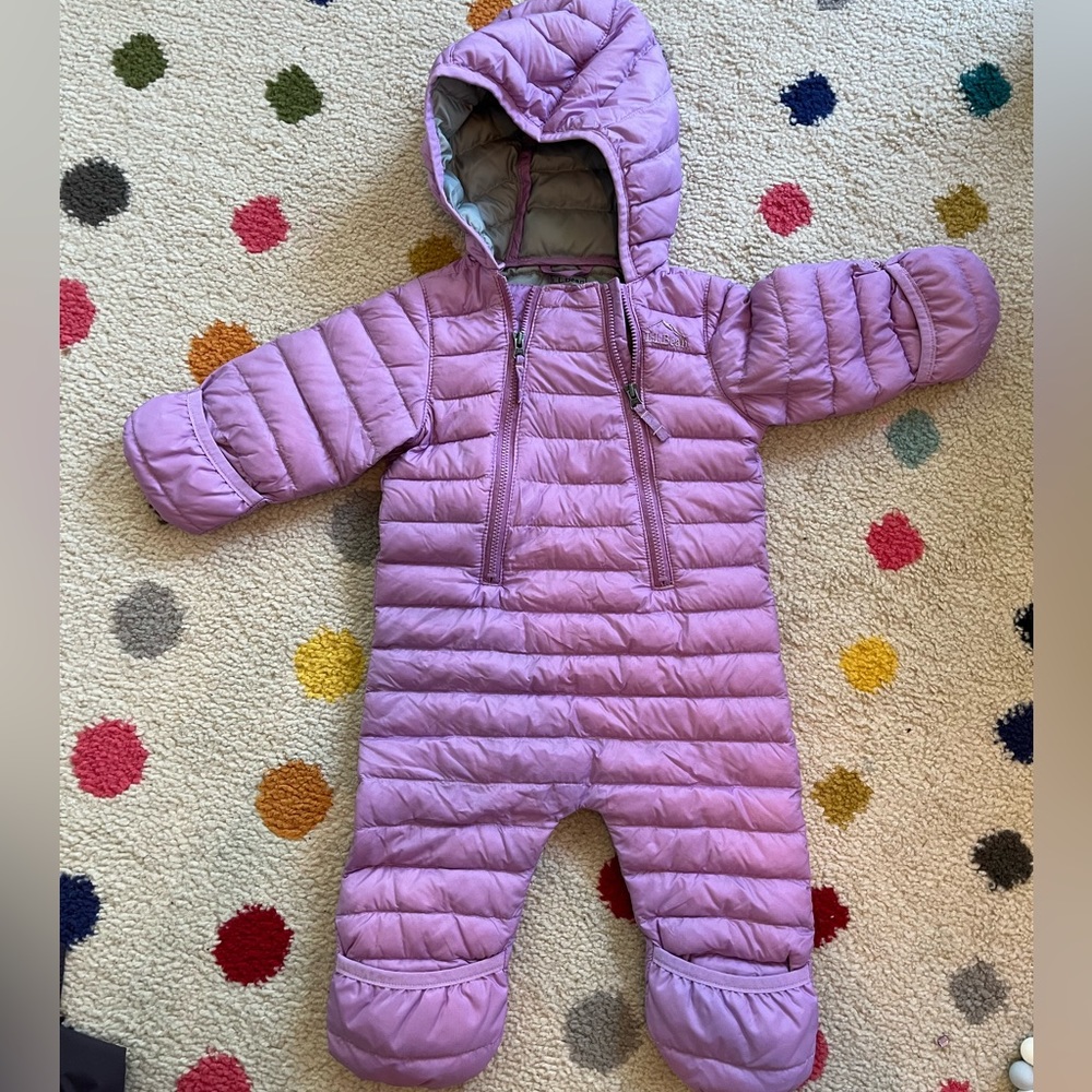 L.L. Bean down baby bunting